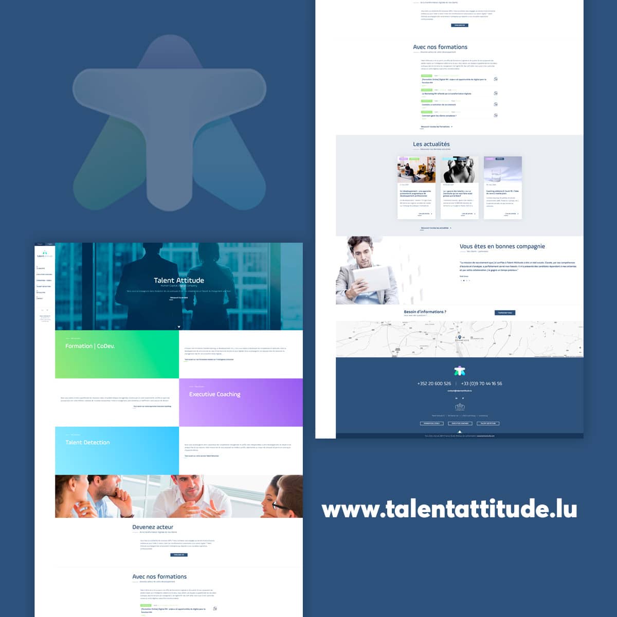 Webdesign - développement - intégration Site internet - Talent Attitude - Cover
